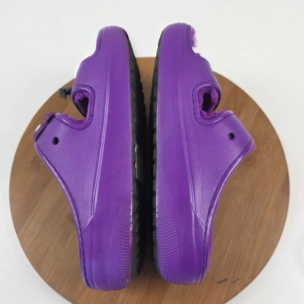 Mcdonald`s x Crocs‎ Grimace Purple Unisex Cozzzy Sandals Sz 8 Womens Sz 6 Mens